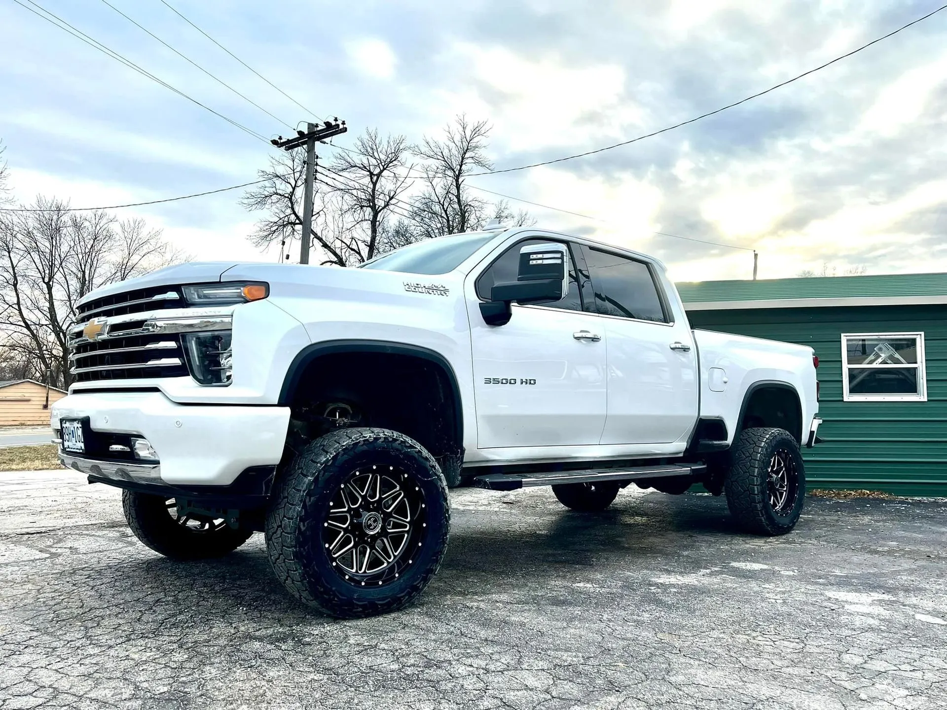 Custom lifted truck build completed by Midwest Custom Trucks in Moberly