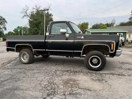 Truck on new off-road wheels and tires after a lift